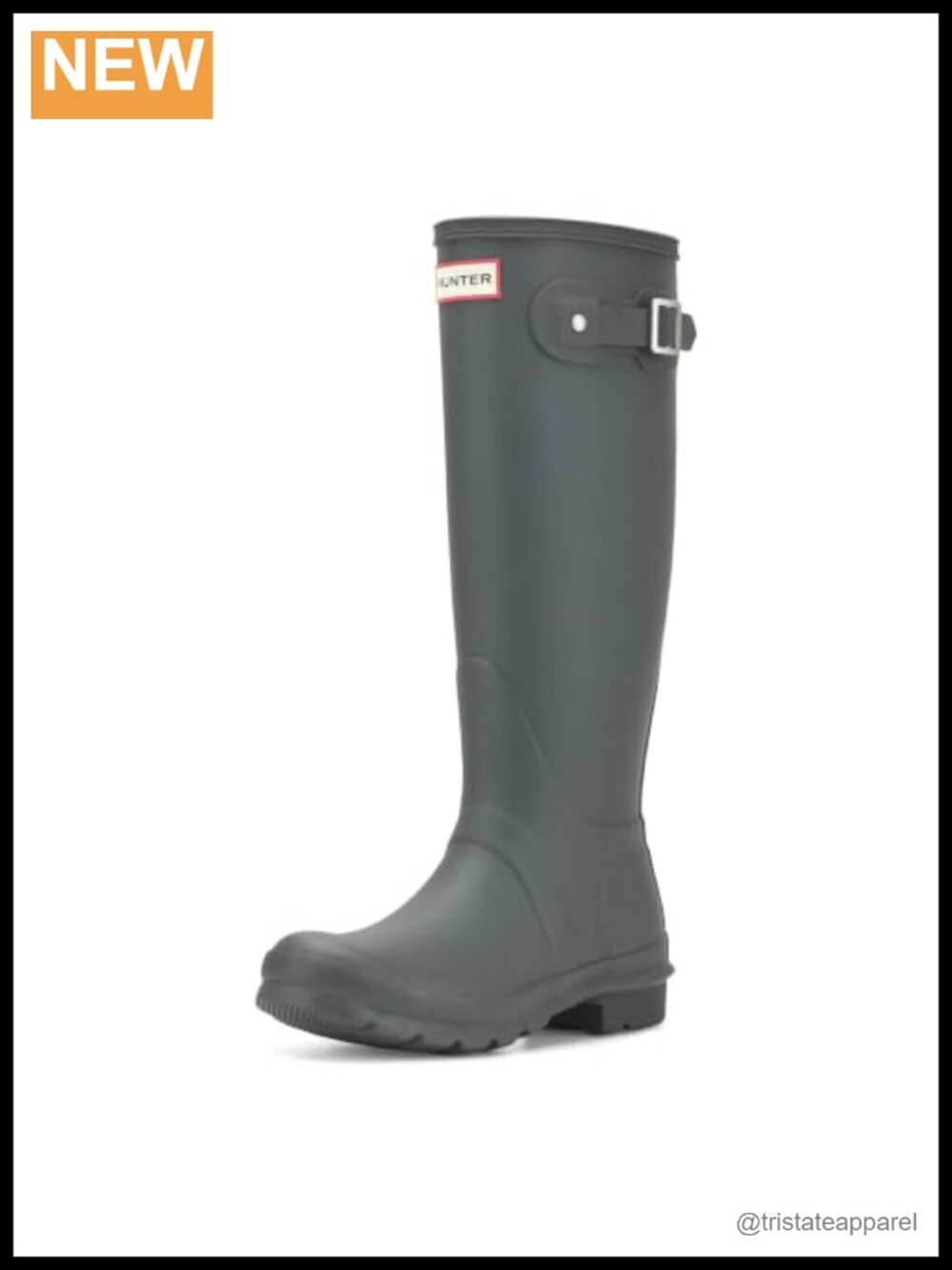 Women's Waterproof Knee-High Rain Boots Flat Rubber